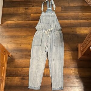 Women's Light Blue Denim Overalls